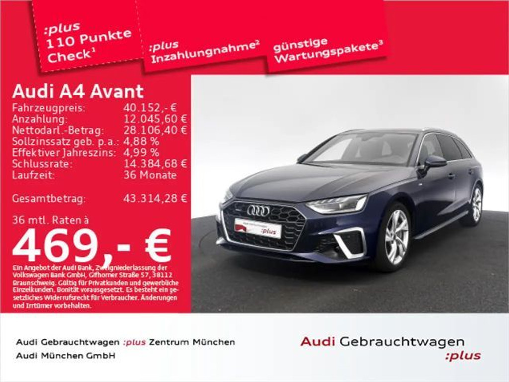 Audi A4 2024 Benzine