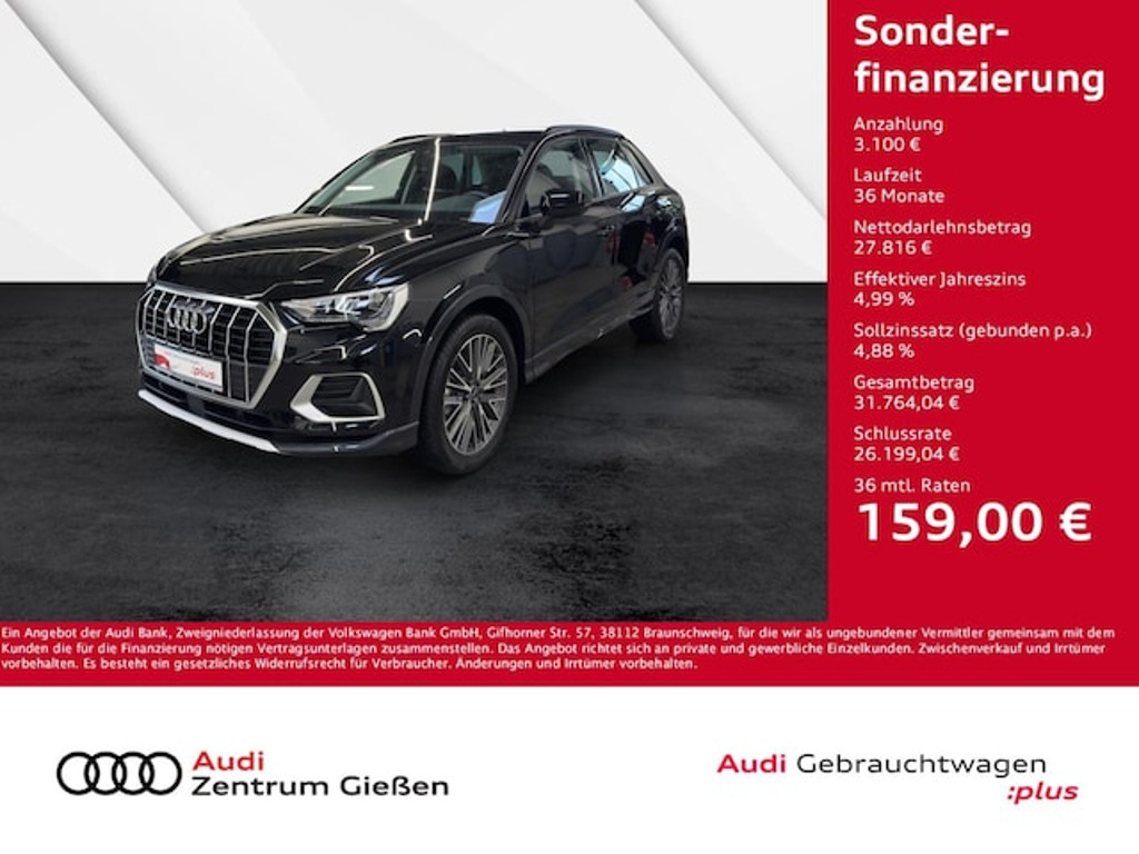 Audi Q3 2025 Benzine