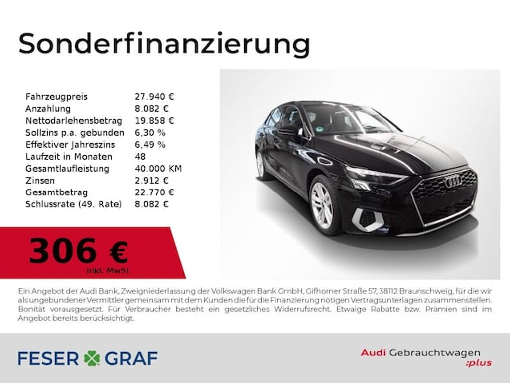 Audi A3 2022 Hybride Benzine