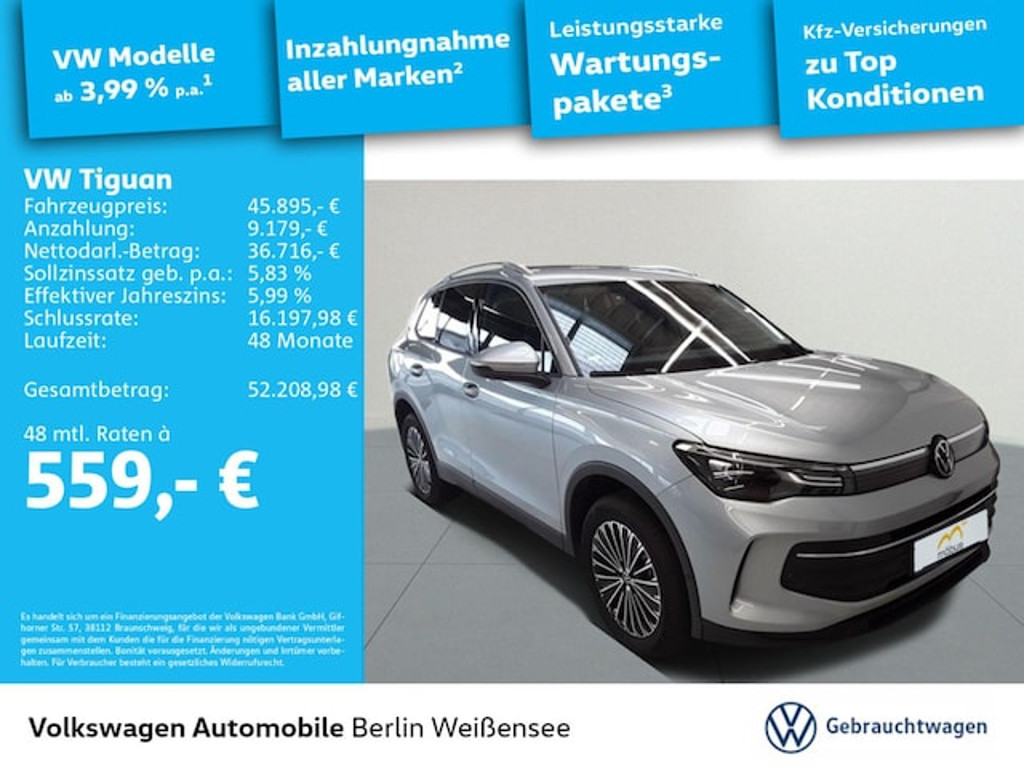 Volkswagen Tiguan 2025 Hybride Benzine