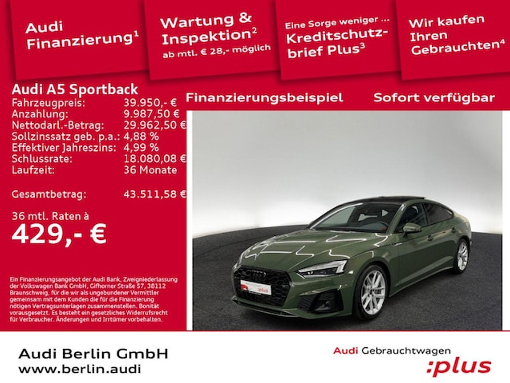 Audi A5 2022 Benzine