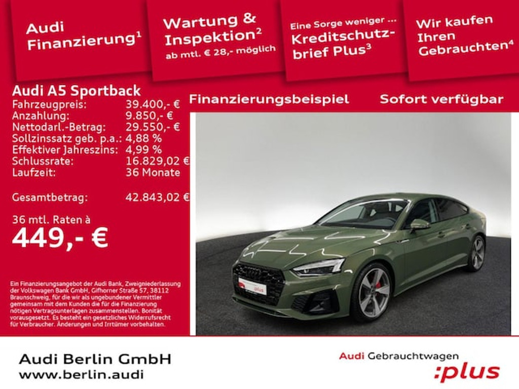 Audi A5 2022 Benzine