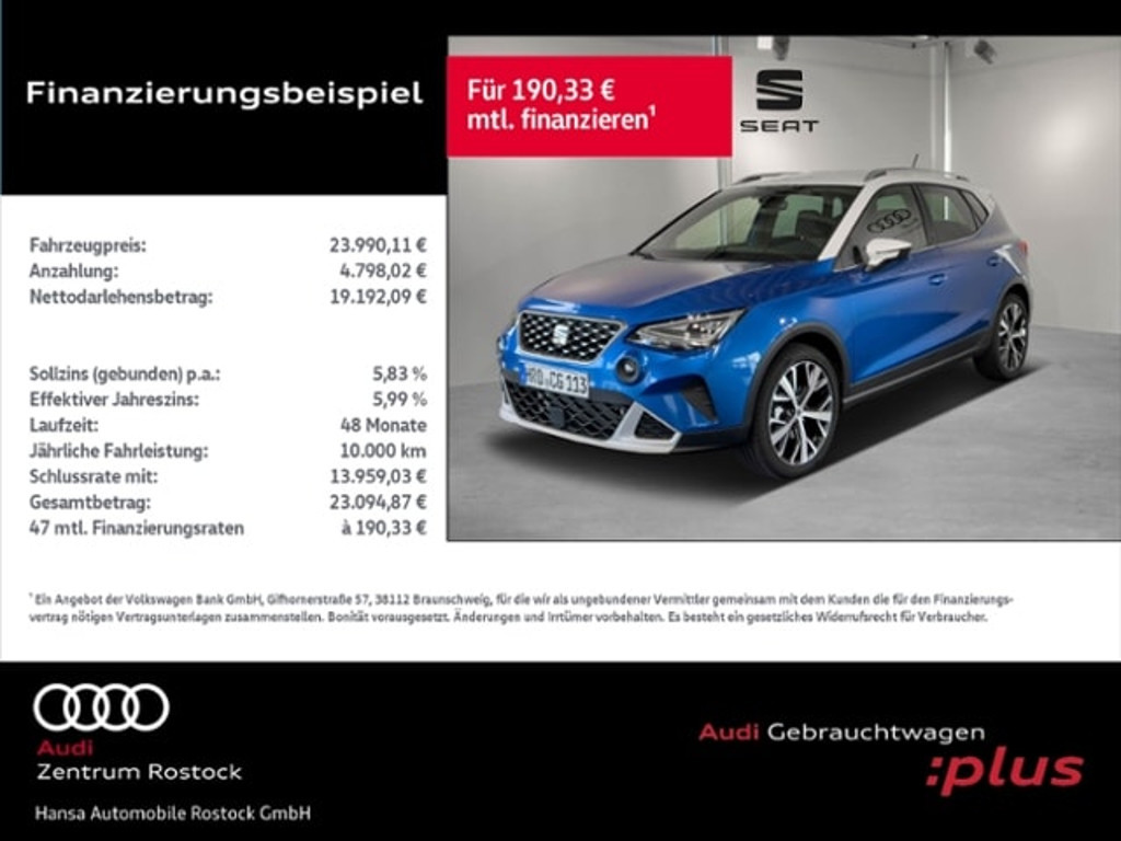 Seat Arona 2024 Benzine
