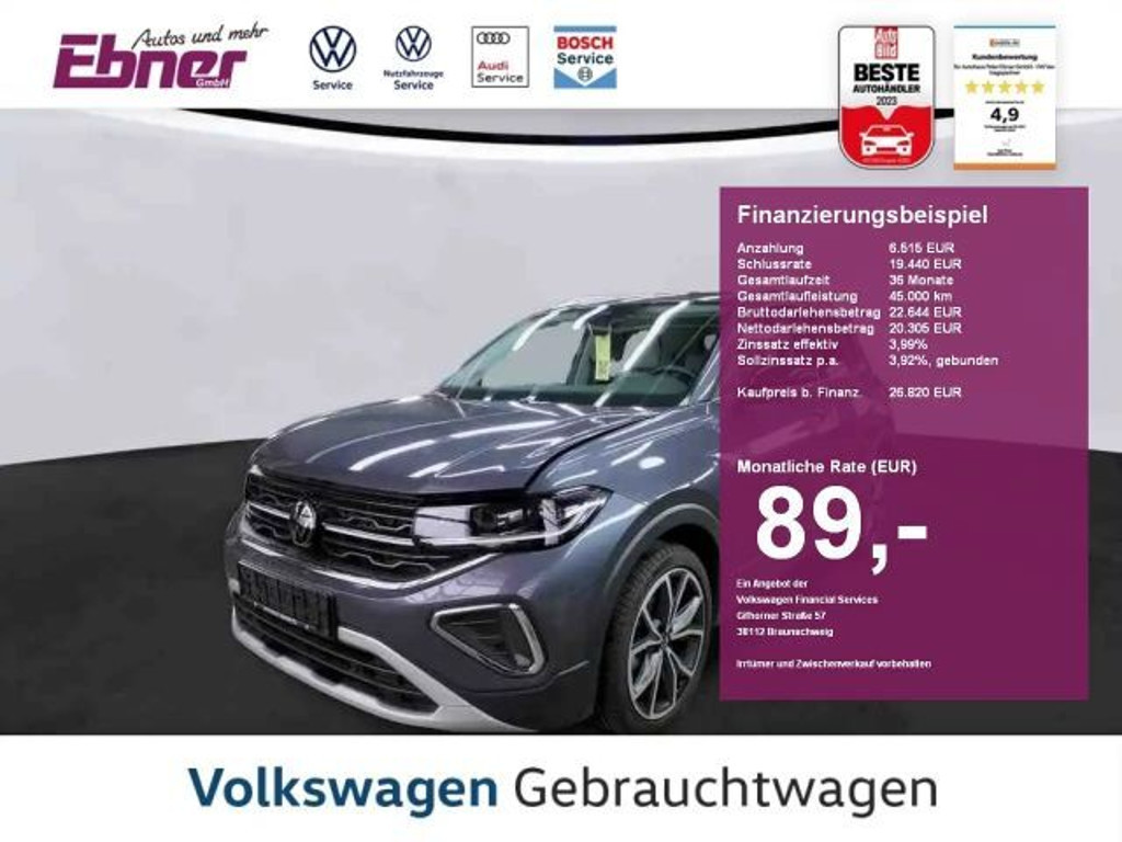 Volkswagen T-Cross 2024 Benzine