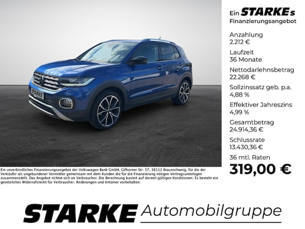 Volkswagen T-Cross 2022 Benzine