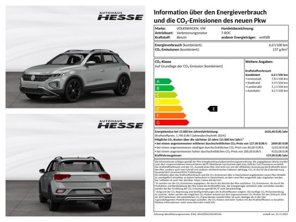 Volkswagen T-Roc 2025 Benzine