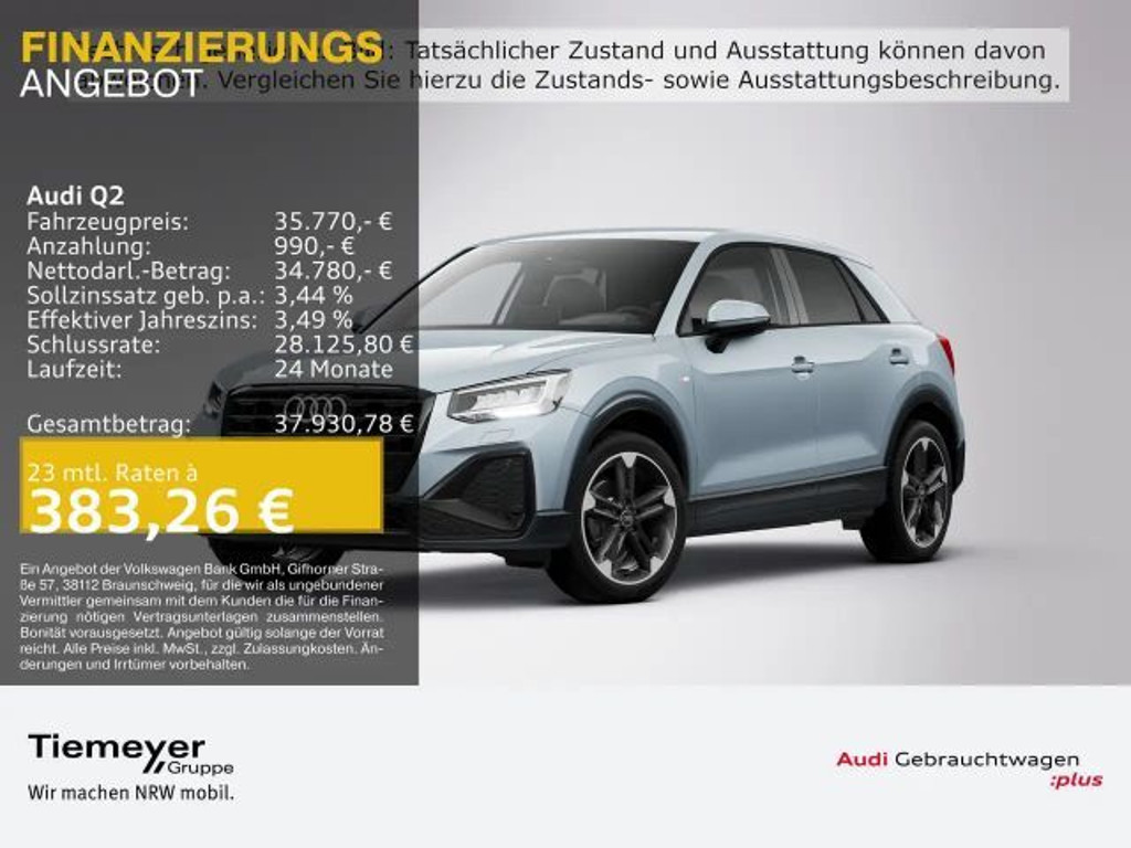 Audi Q2 2025 Benzine
