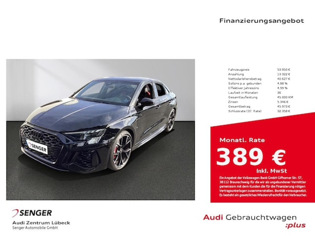Audi RS3 2022 Benzine