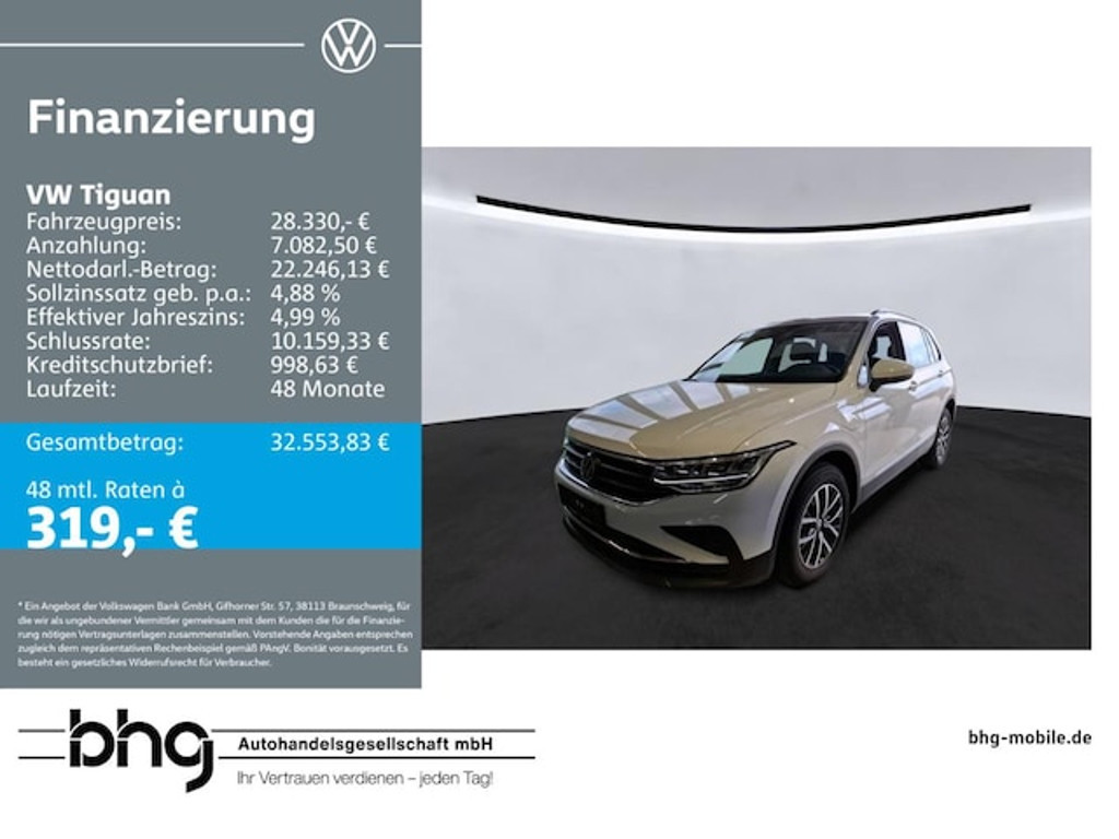 Volkswagen Tiguan 2022 Hybride Benzine