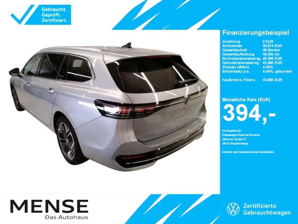 Volkswagen Passat 2025 Hybride Benzine