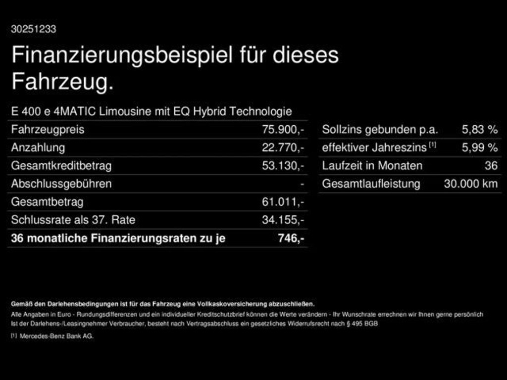 Mercedes-Benz E-Klasse