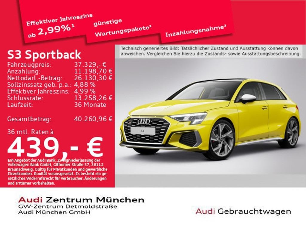 Audi S3 2022 Benzine