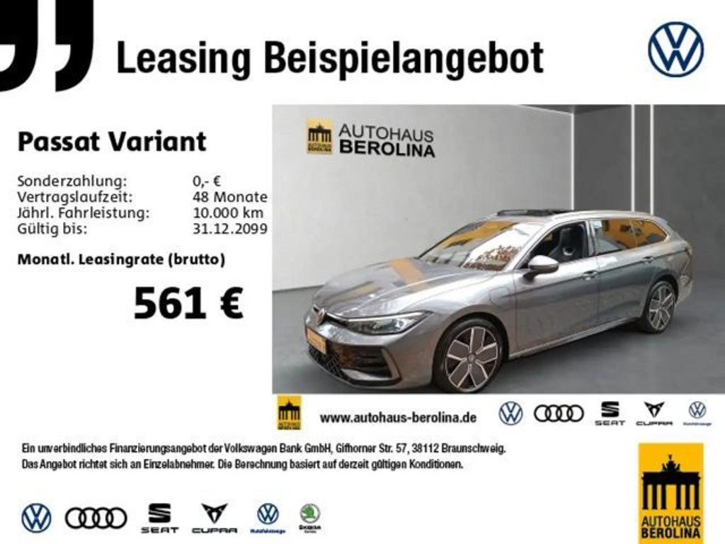 Volkswagen Passat 2025 Hybride Benzine