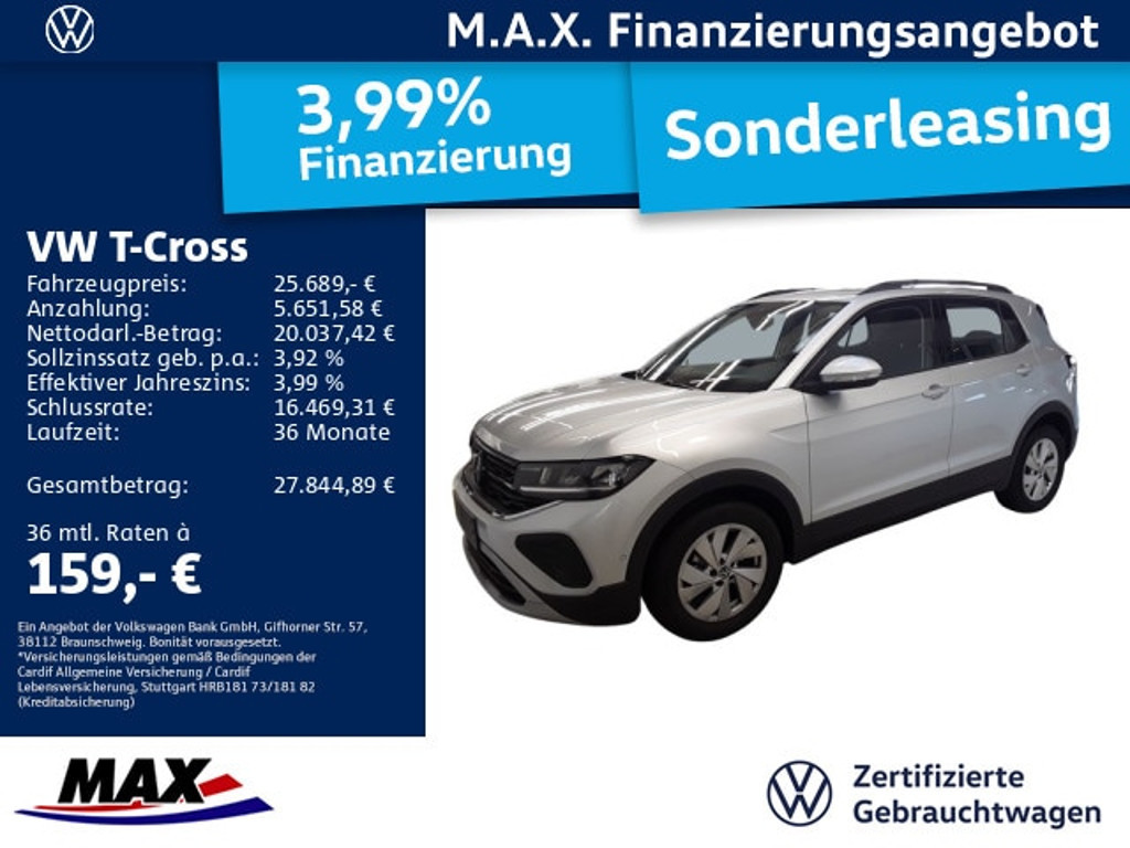 Volkswagen T-Cross 2025 Benzine