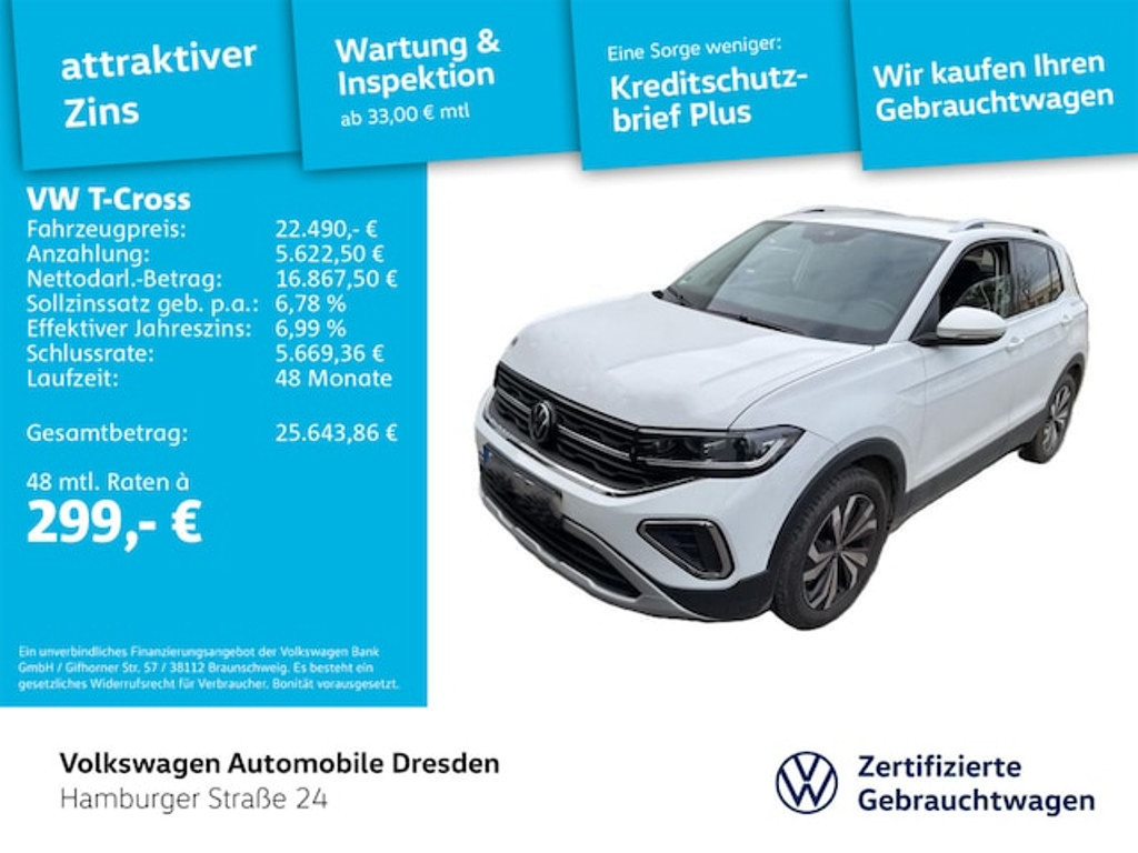 Volkswagen T-Cross 2024 Benzine