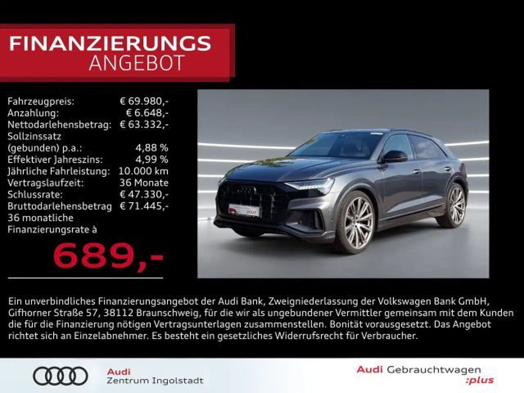 Audi SQ8 2022 Benzine