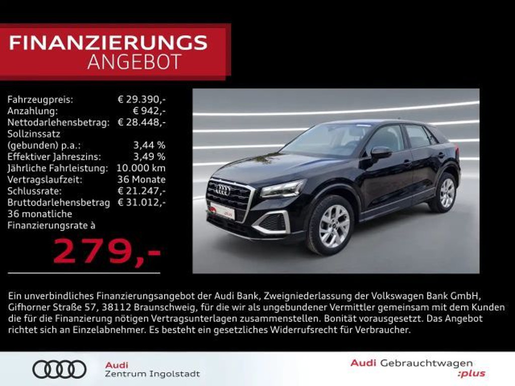 Audi Q2 2025 Benzine