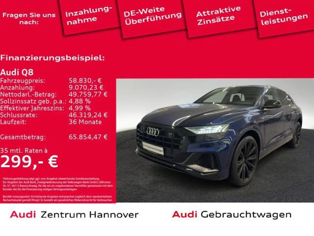 Audi Q8 2022 Benzine