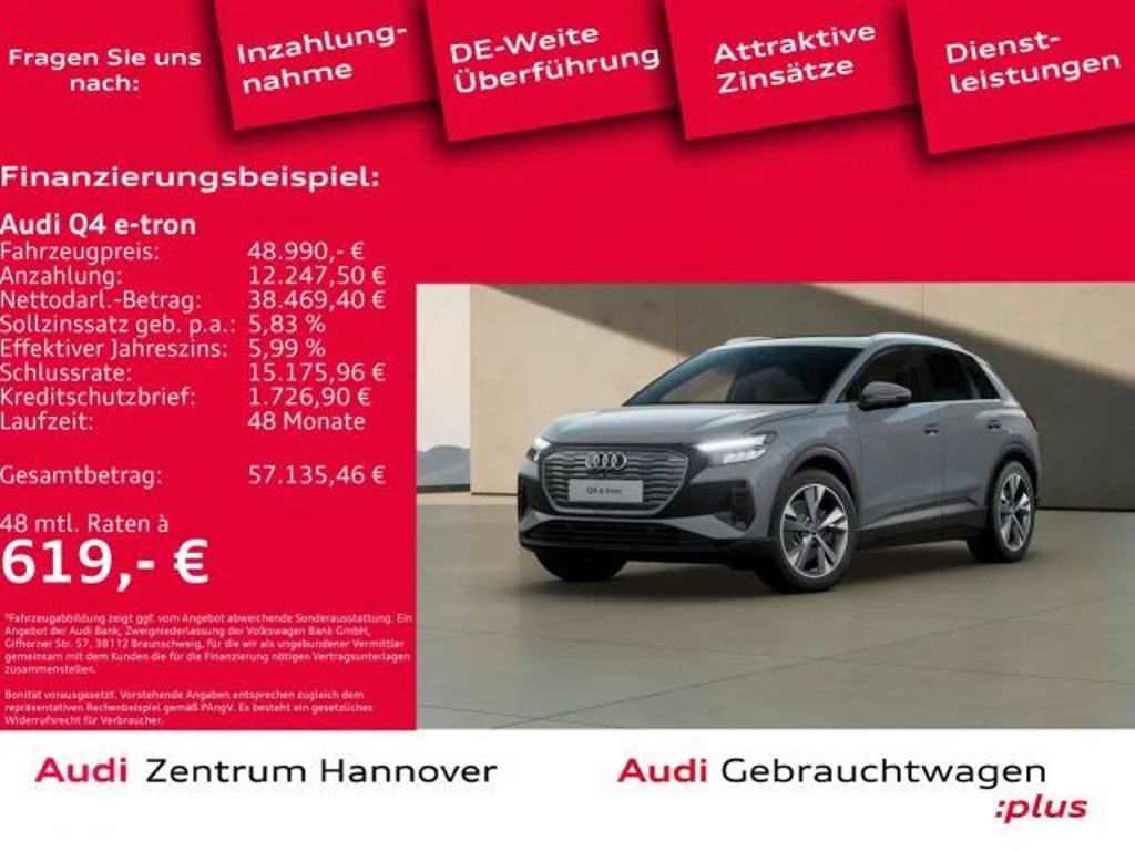 Audi Q4 e-tron 2025 Elektrisch