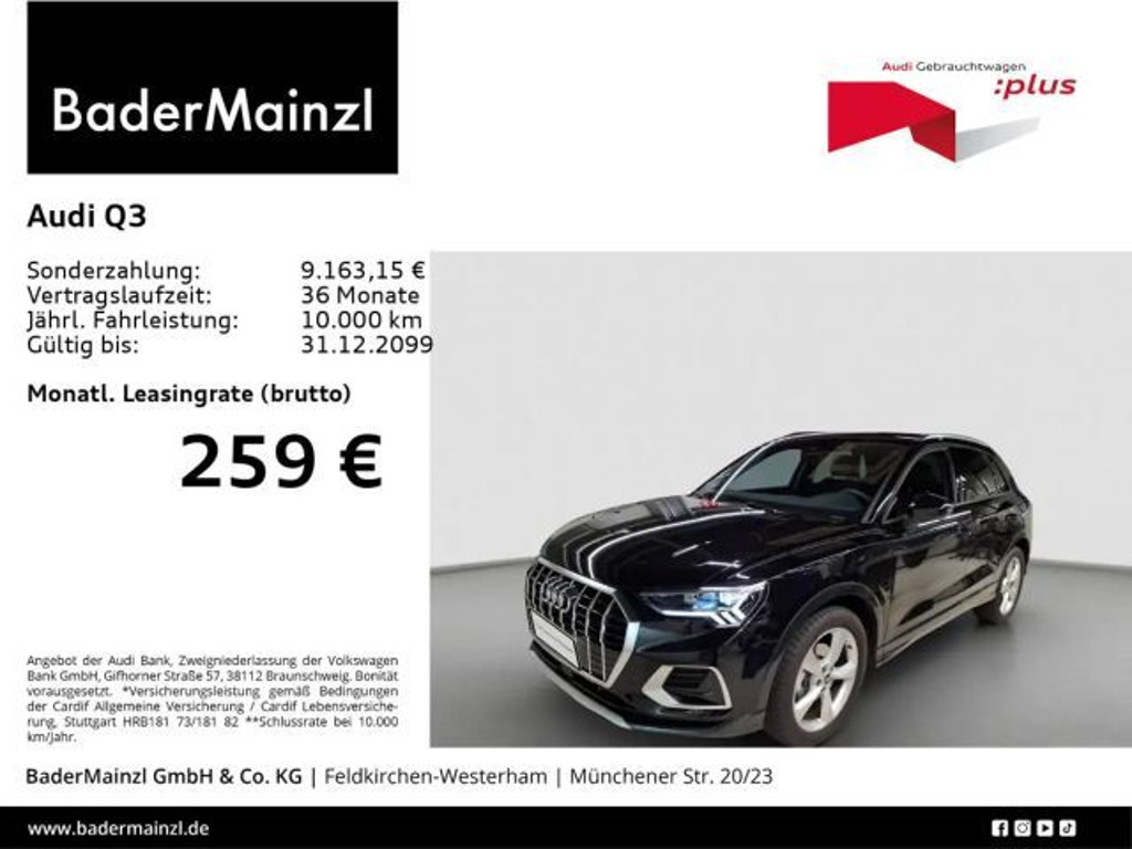 Audi Q3 2025 Benzine