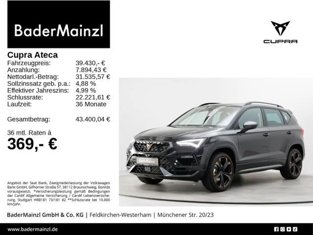 Cupra Ateca 2024 Benzine