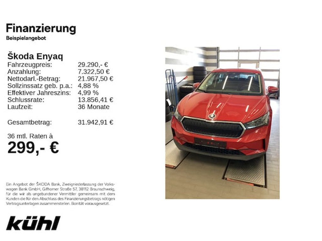 Skoda Enyaq 2021 Elektrisch