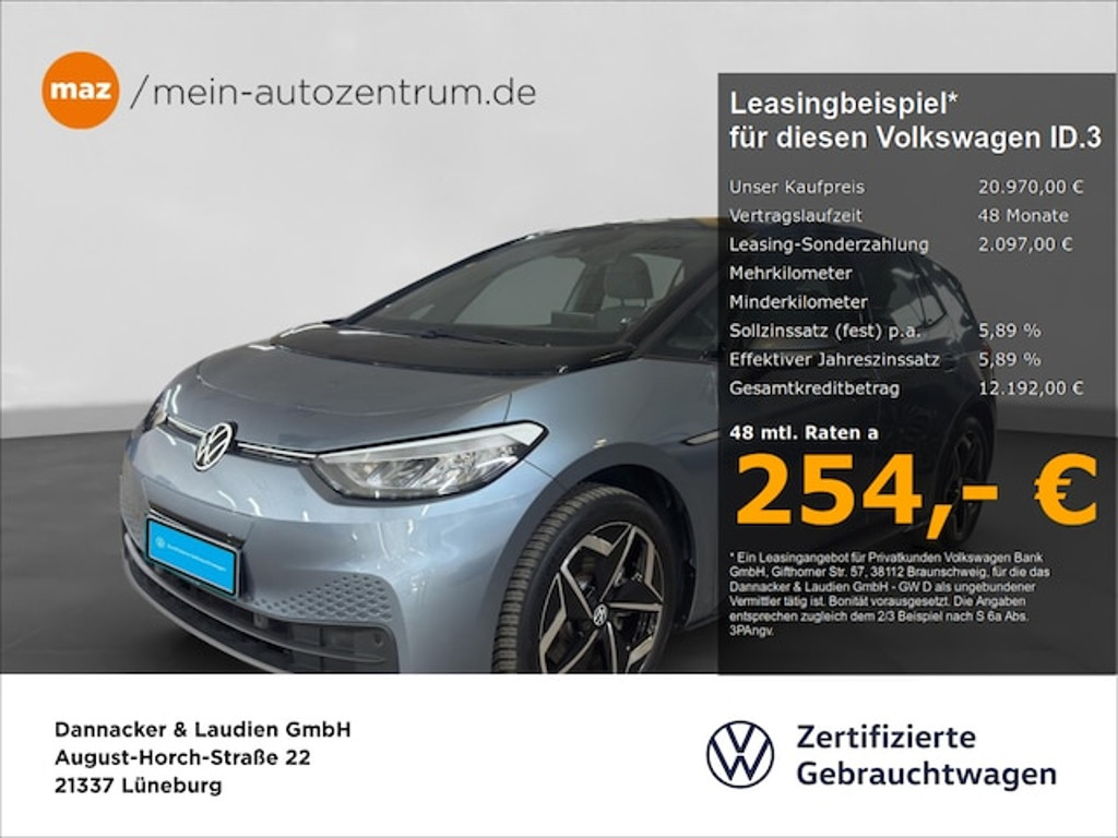 Volkswagen ID.3 2022 Elektrisch