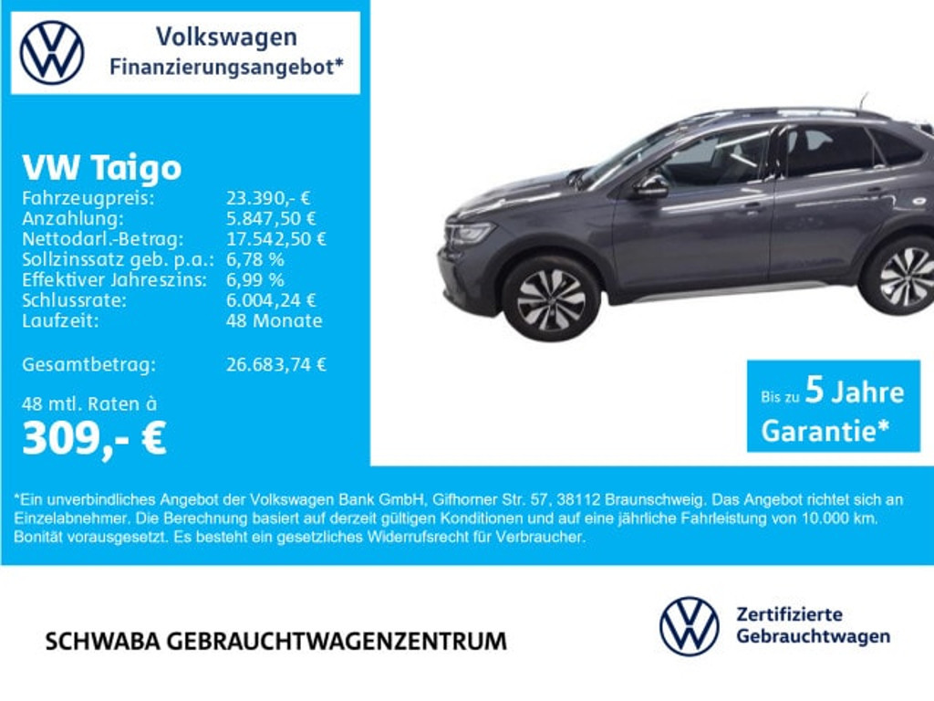 Volkswagen Taigo 2025 Benzine