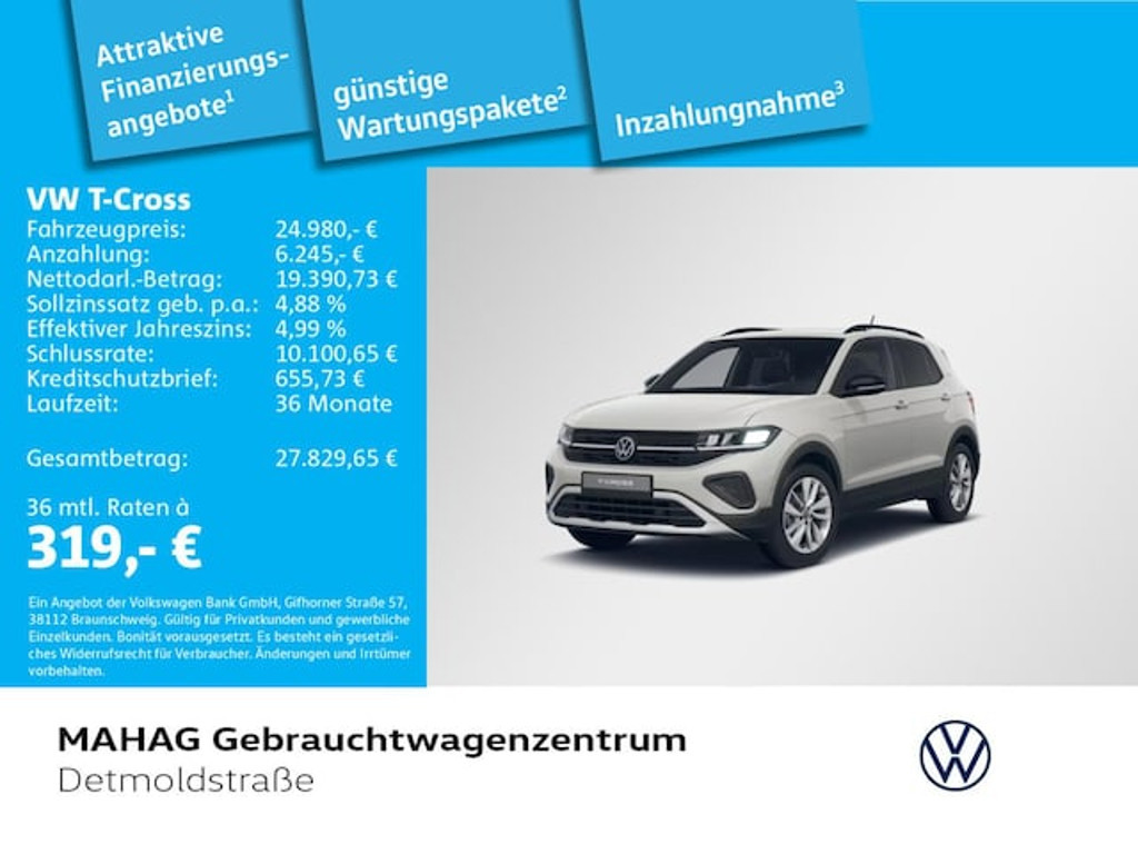 Volkswagen T-Cross 2025 Benzine