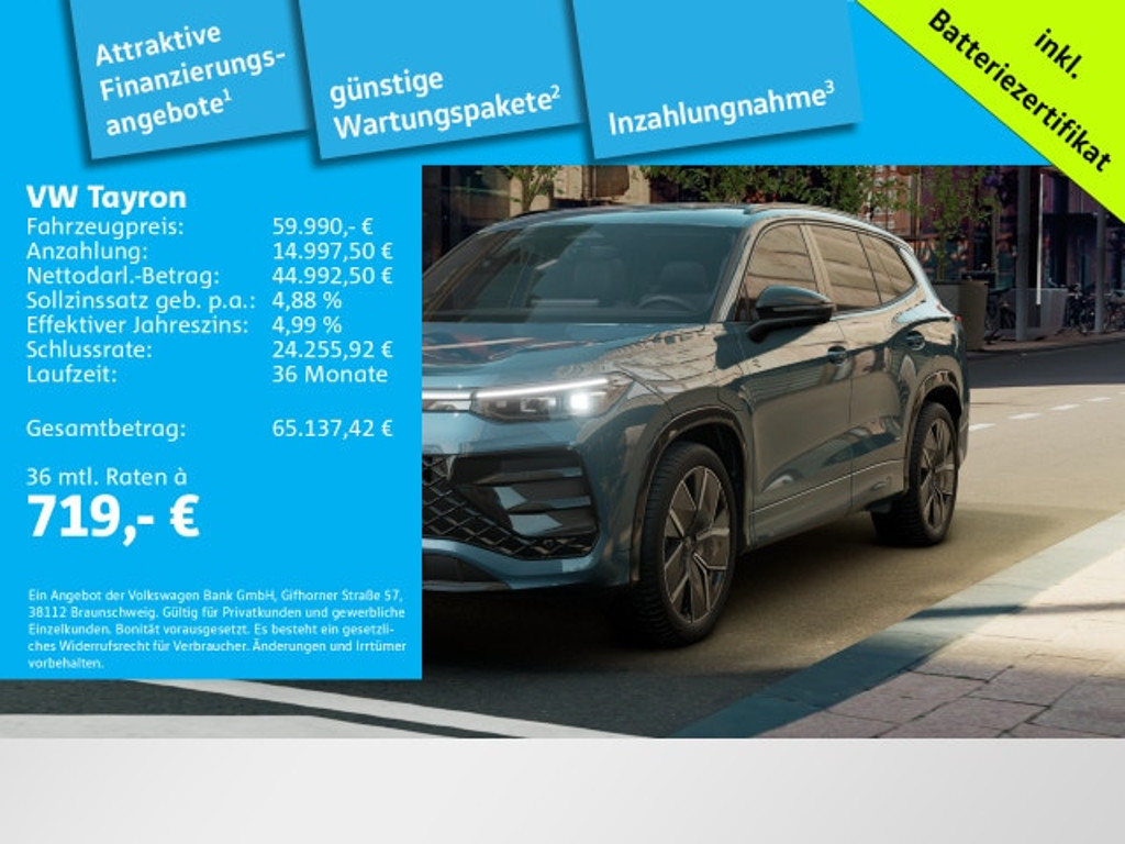 Volkswagen Tayron 2025 Hybride Benzine