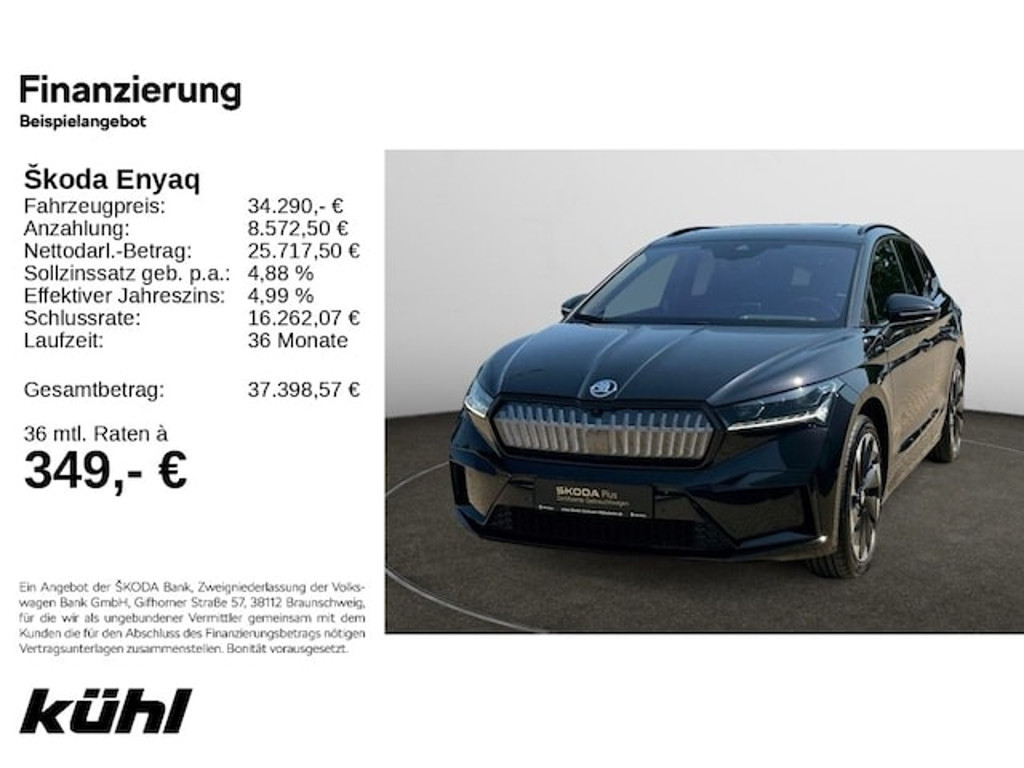 Skoda Enyaq 2022 Elektrisch