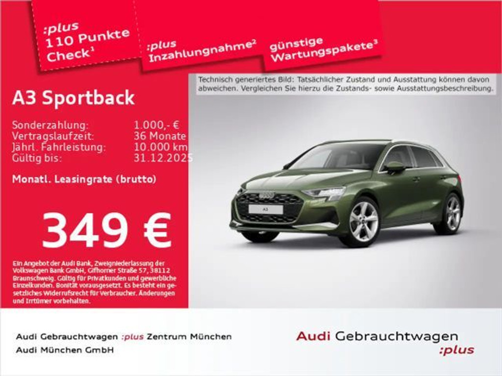 Audi A3 2025 Benzine