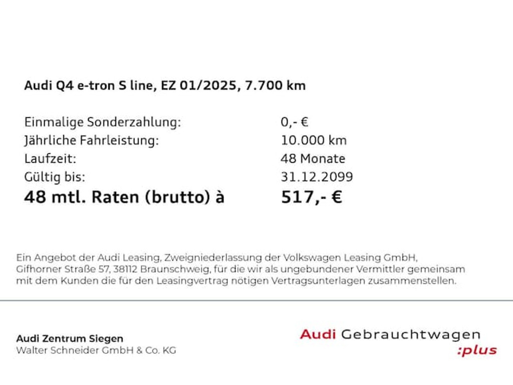 Audi Q4 e-tron