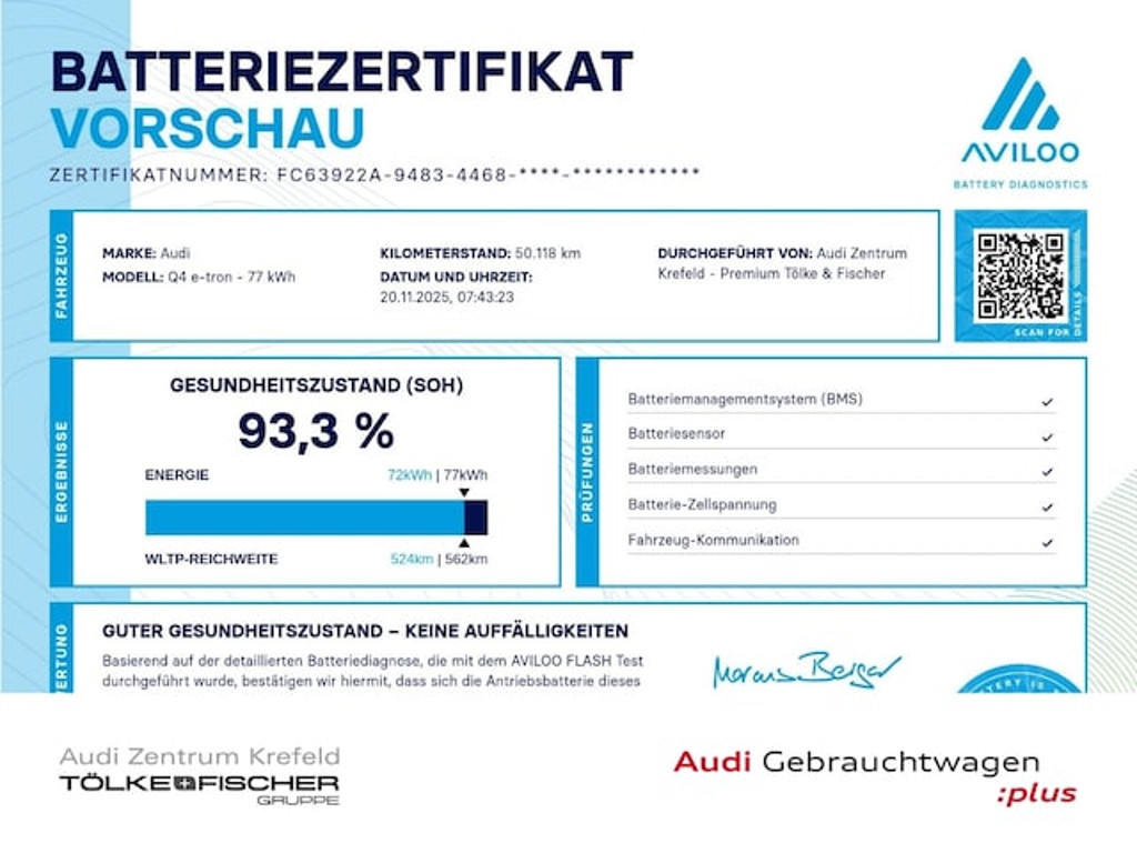 Audi Q4 e-tron 2022 Elektrisch