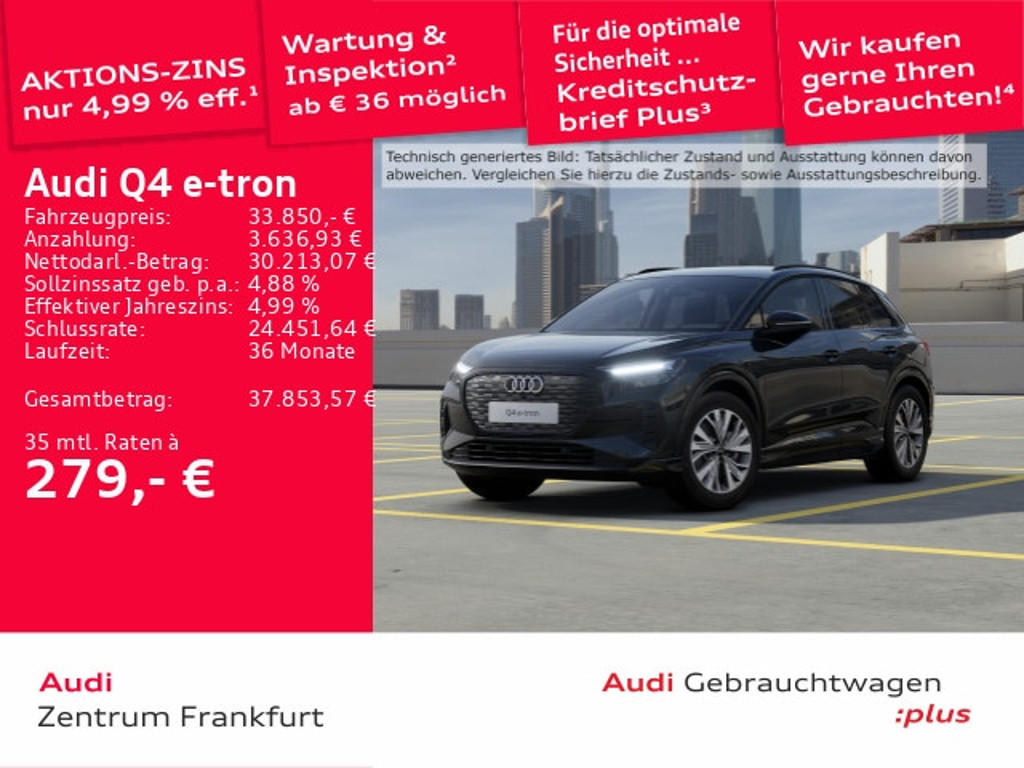 Audi Q4 e-tron 2022 Elektrisch