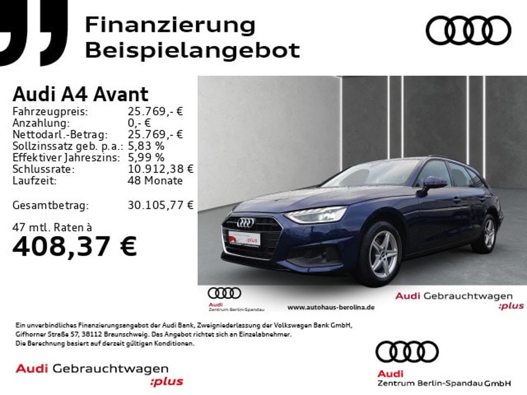 Audi A4 2021 Benzine