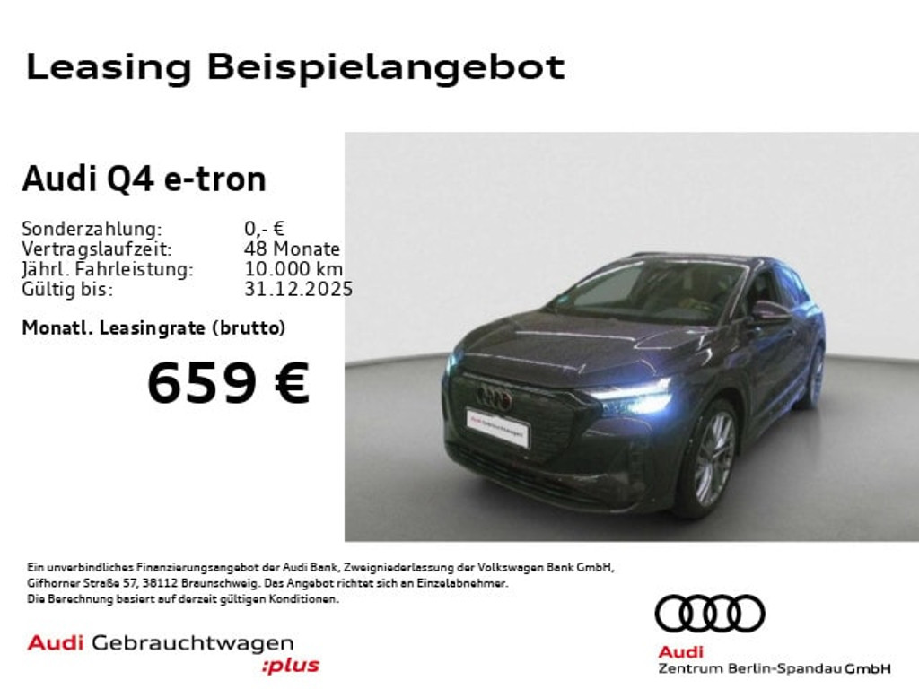 Audi Q4 e-tron 2025 Elektrisch