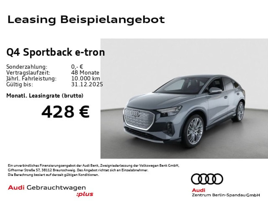 Audi Q4 e-tron 2025 Elektrisch