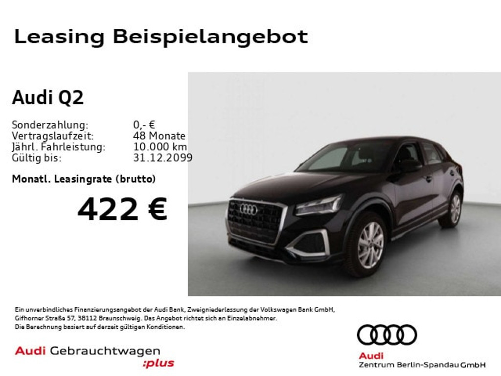 Audi Q2 2025 Benzine