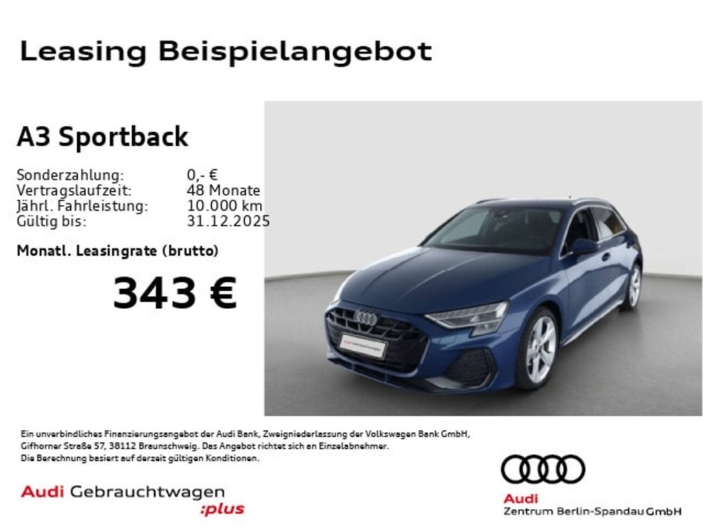 Audi A3 2025 Benzine