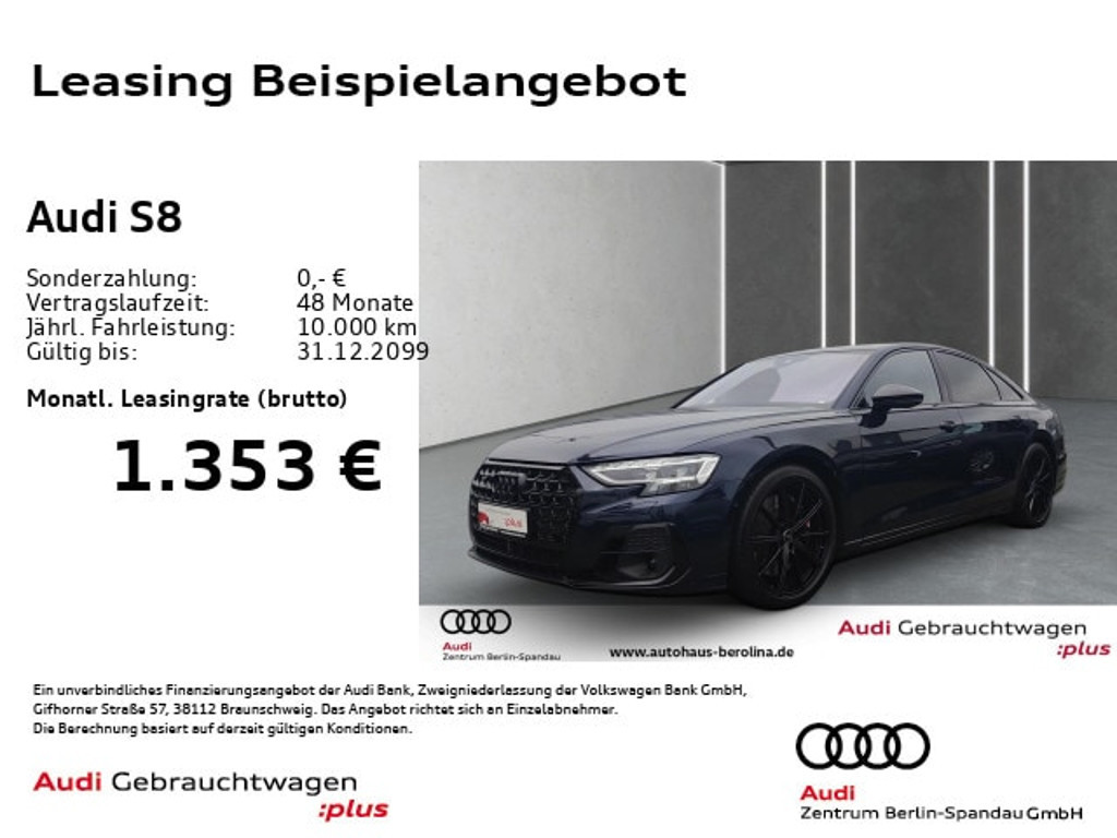 Audi S8 2024 Benzine