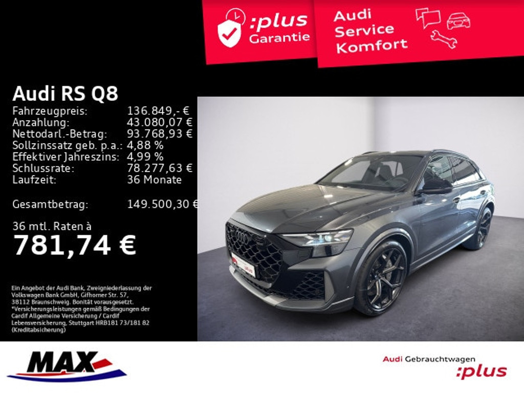 Audi RS Q8 2024 Benzine