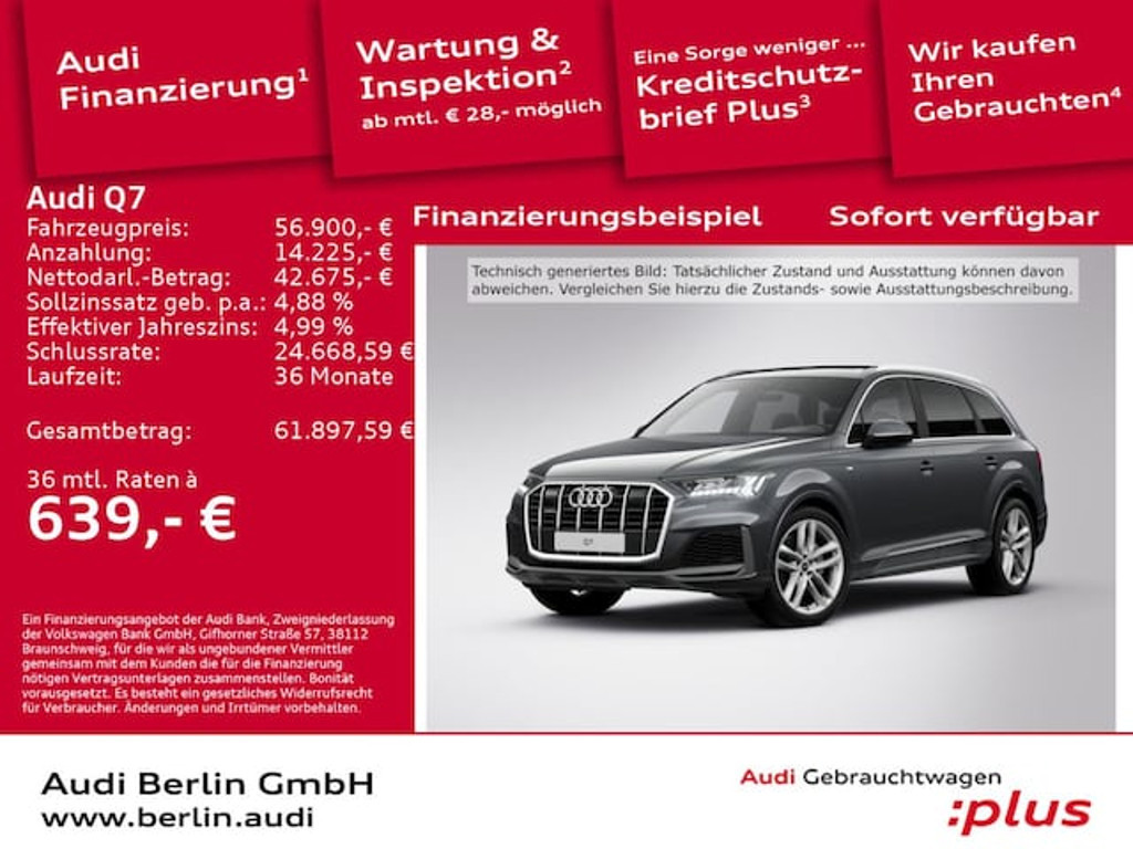 Audi Q7 2022 Benzine