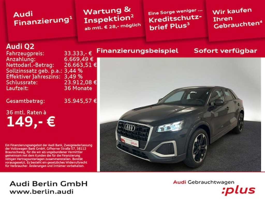 Audi Q2 2025 Benzine