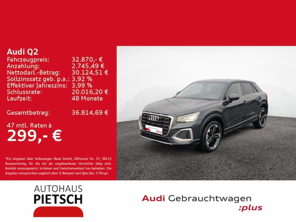 Audi Q2 2025 Benzine