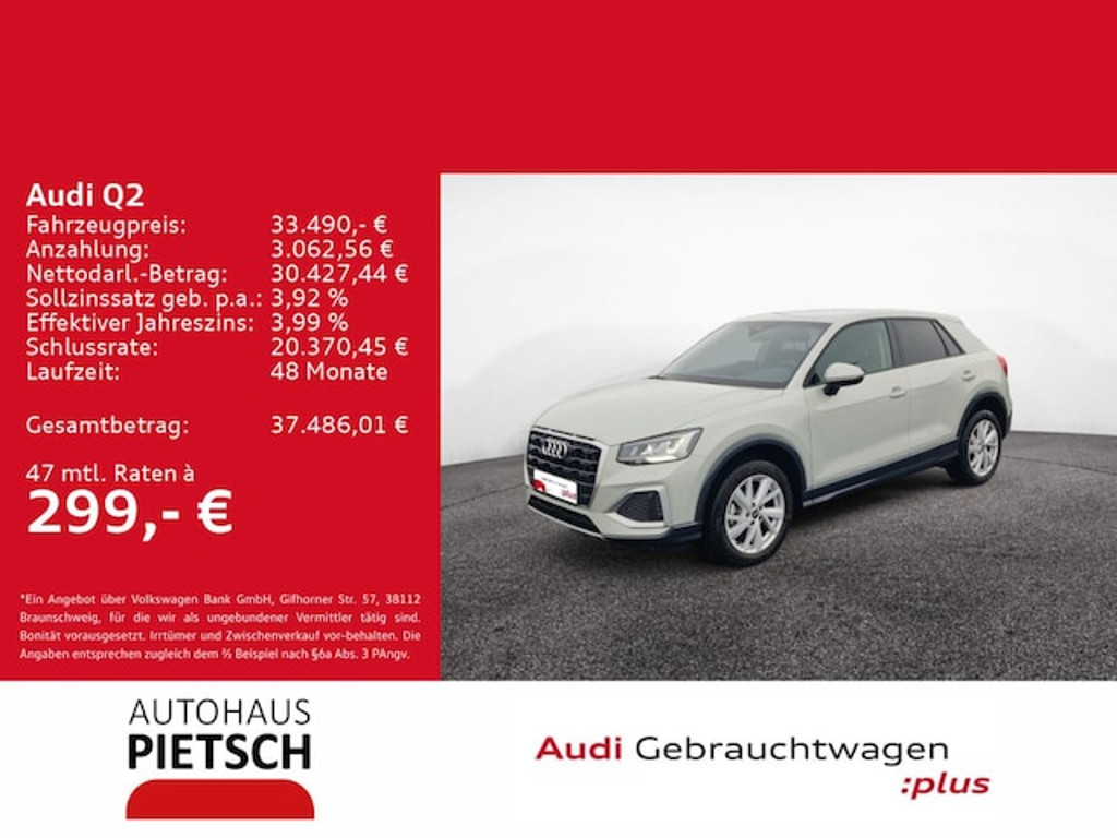 Audi Q2 2025 Benzine