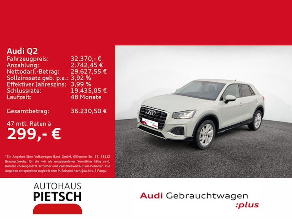 Audi Q2 2025 Benzine