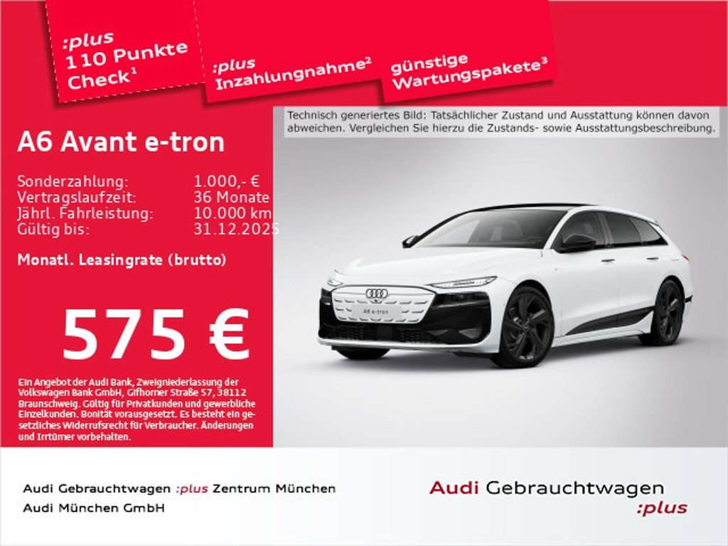 Audi A6 e-tron 2025 Elektrisch