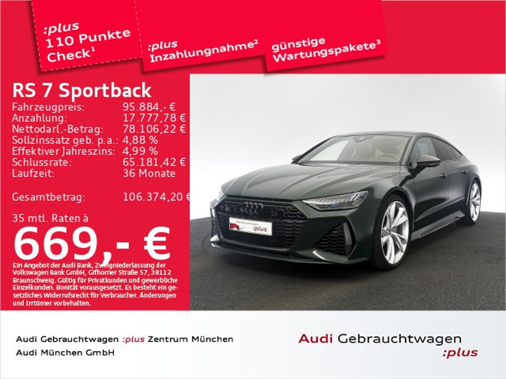Audi RS7 2023 Benzine