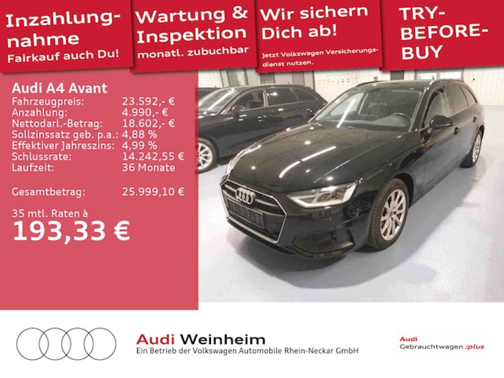 Audi A4 2022 Benzine